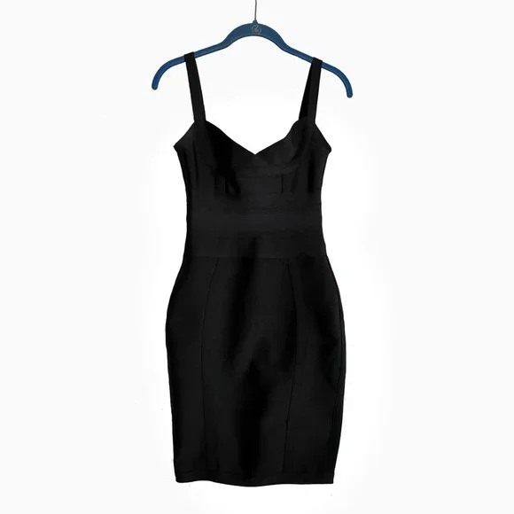 Bodycon Mini Dress, Black, Tight, Stretchy. Size S Fits Xs. Sleeveless. | Color: Black | Size: S | Pm-59332116's Closet
